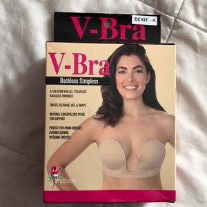 Fashion Nova V Bra Backless Strapless